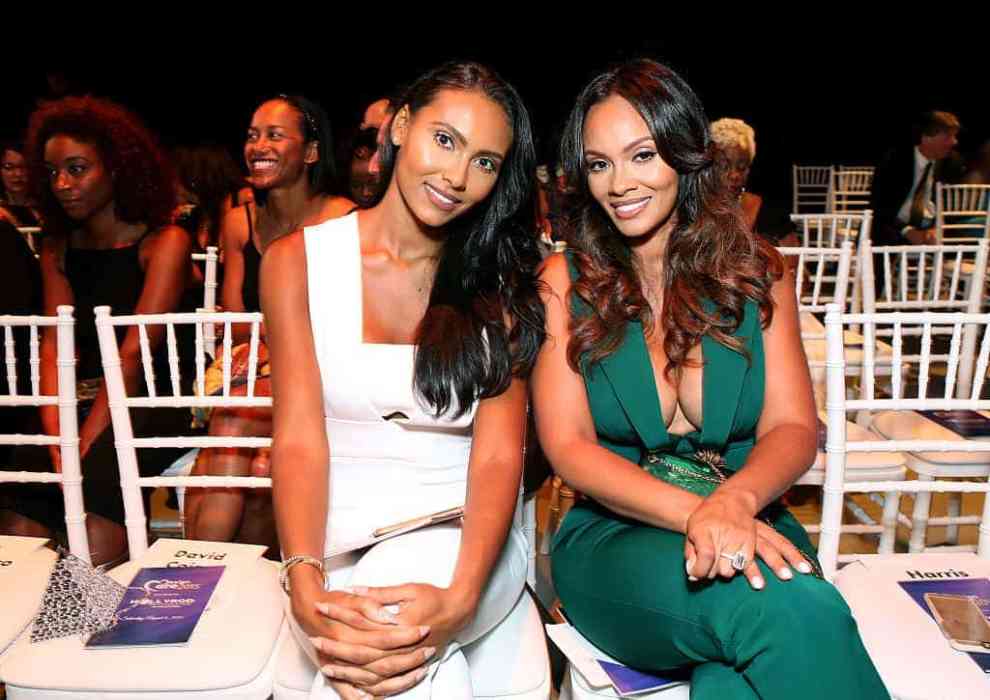 Actresses Evelyn Lozada and Shaniece Lozada attend the HollyRod Foundation's 17th annual DesignCare Gala at The Lot Studios on A