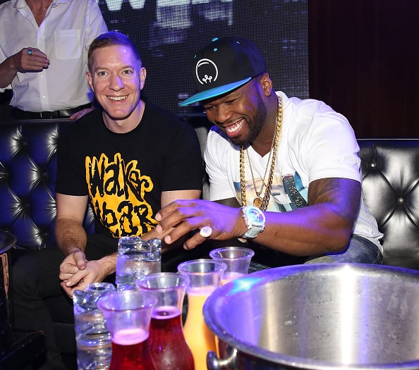 Joseph Sikora and 50 Cent at The Highlands NYC on August 16