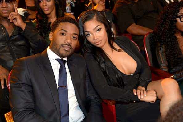 Singer Ray J and TV personality Princess Love attend the BET Hip Hop Awards Show 2015 at the Atlanta Civic Center on October 9