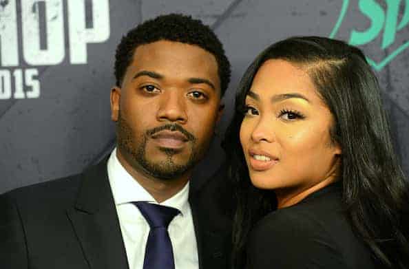 Ray-J and Princess Love attend at Boisfeuillet Jones Atlanta Civic Center on October 9