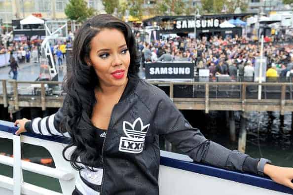Angela Simmons attends the Samsung Experience at NBA Opening Night 2015 at Pier 43