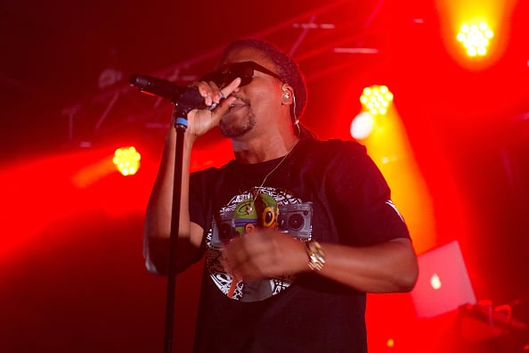 Lupe Fiasco performs on stage at Concord Music Hall on November 25