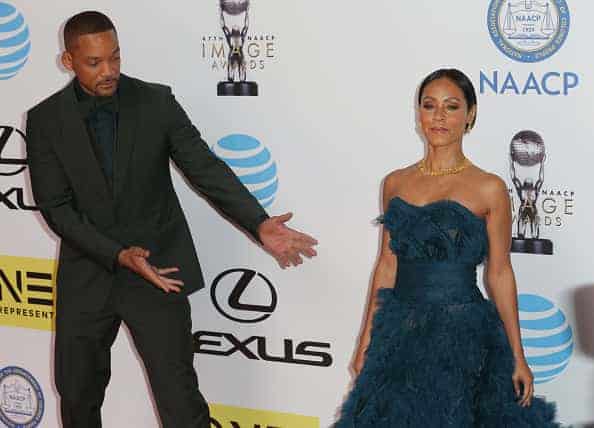 Actors Will Smith (L) and Jada Pinkett Smith attend the 47th NAACP Image Awards 