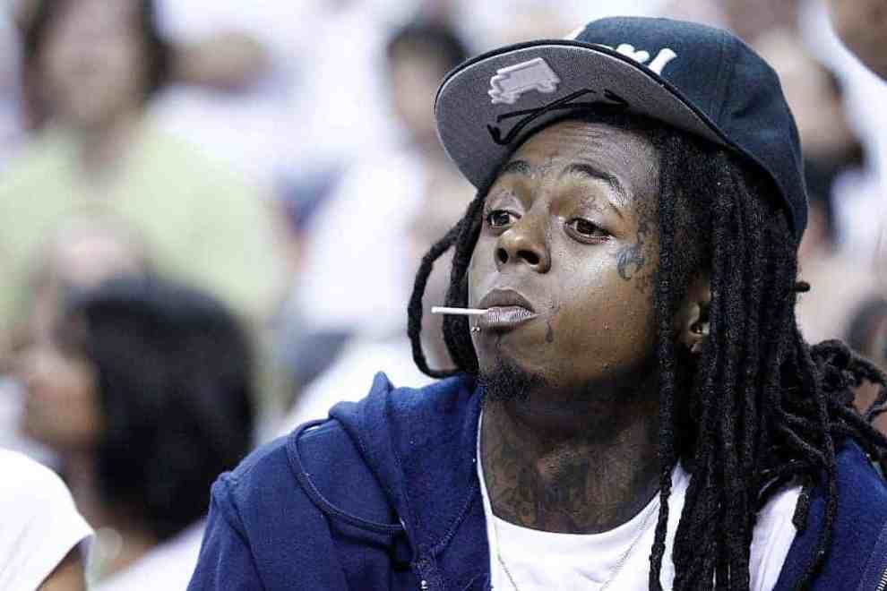 lil wayne attends  NBA: JUN 19 The Finals - Thunder at Heat - Game 4