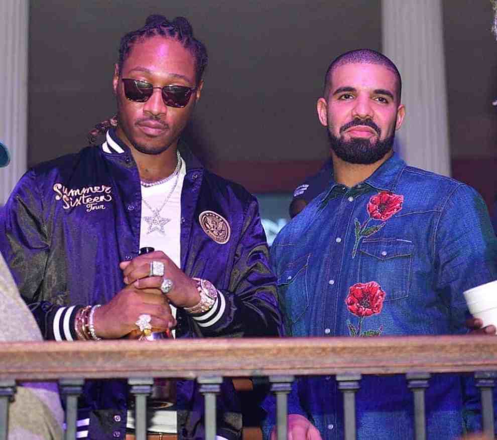 Future and Drake wearing blue