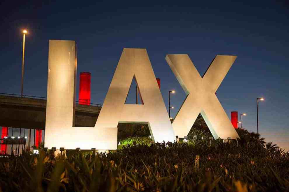 LAX sign
