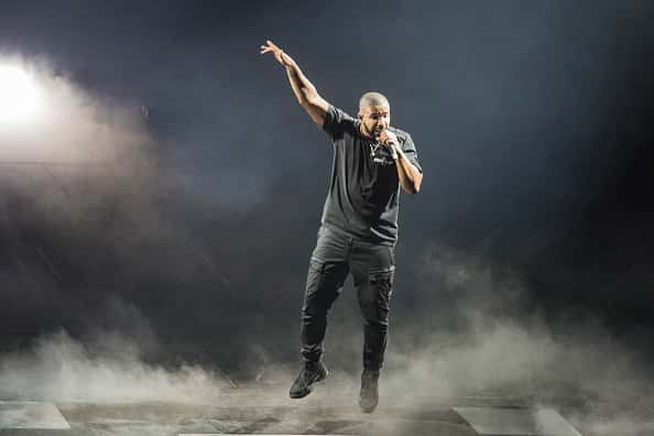 Drake performs at First Direct Arena Leeds on February 9