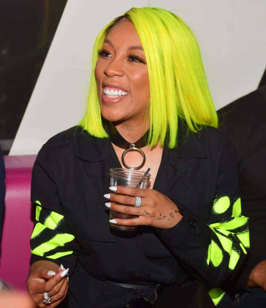 K Michelle attends her Birthday celebration at Gold Room on March 11