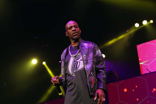 DMX performs during the Ruff Ryders Reunion Concert at Barclays Center on April 21