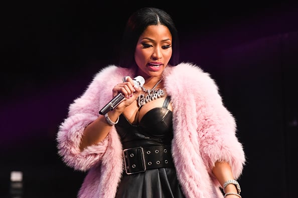 Rapper Nicki Minaj performs onstage