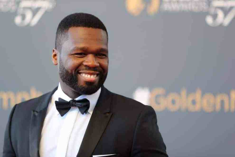 50 Cent ka Curtis Jackson poses during the closing ceremony of the 57th Monte-Carlo Television Festival on June 20