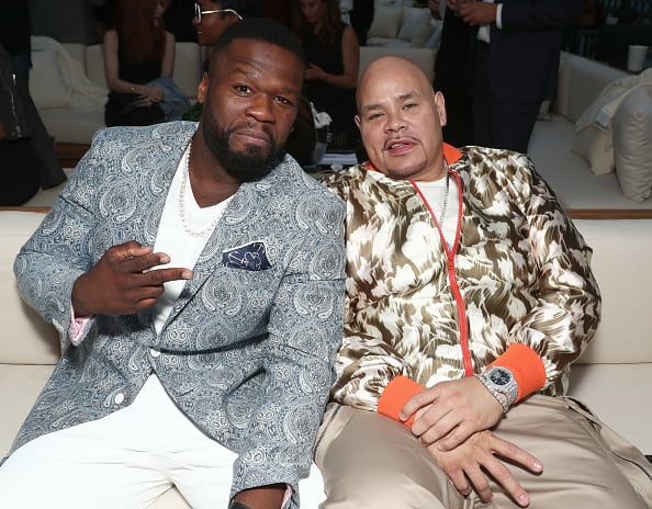 Curtis "50 Cent" Jackson and Fat Joe attend STARZ "Power" Season 4 L.A. Screening And Party at The London West Hollywood on June 23