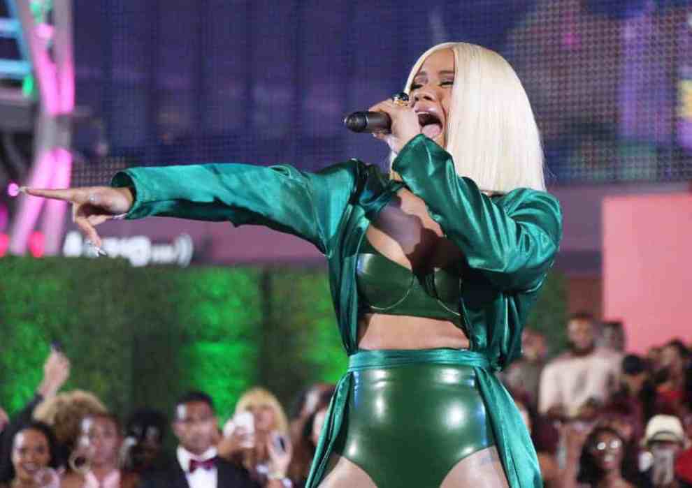 Cardi B performs at the Post Show for the 2017 BET Awards