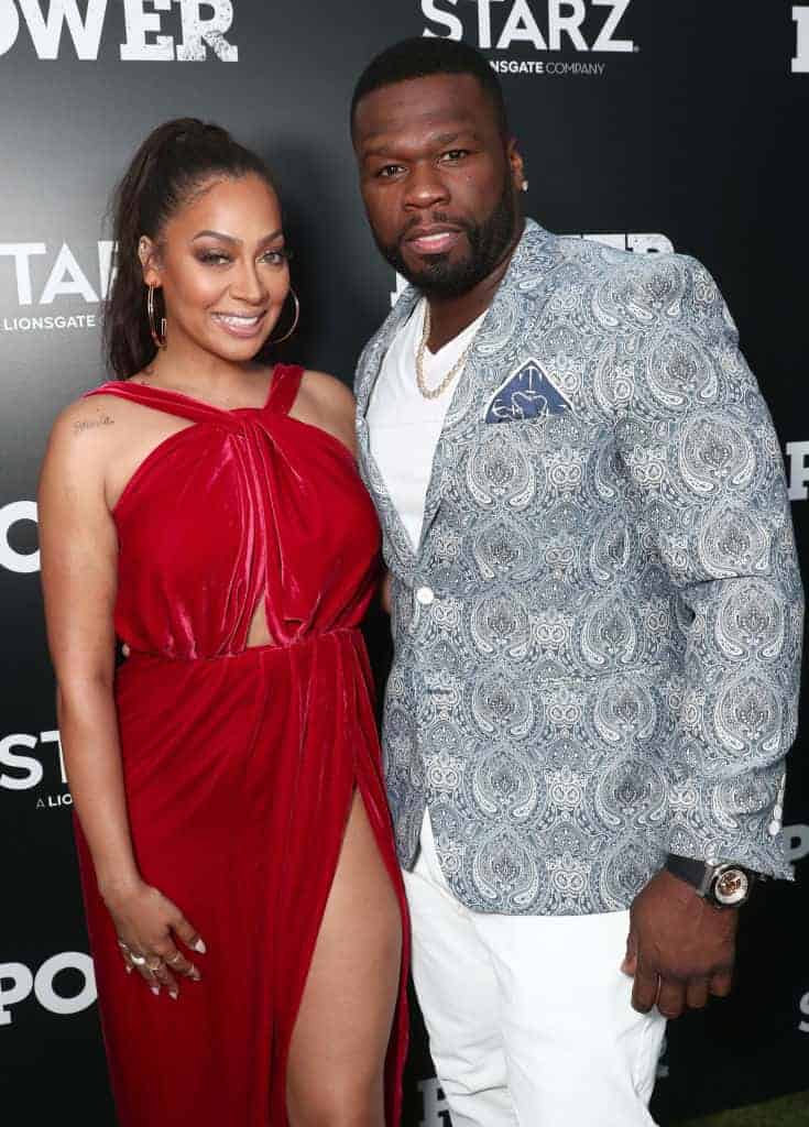 La La Anthony and Curtis "50 Cent" Jackson attends STARZ "Power" Season 4 L.A. Screening And Party at The London West Hollywood