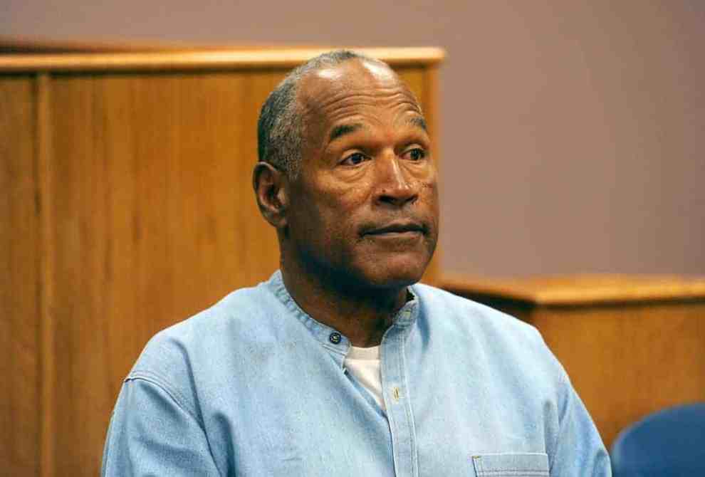 O.J. Simpson in court