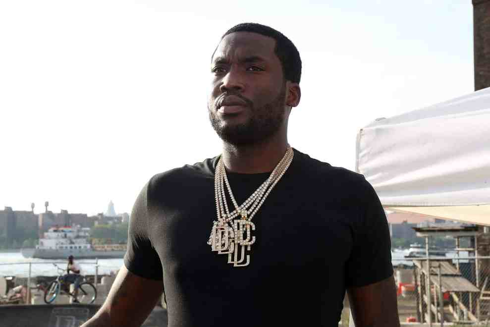 Meek Mill attends his  'Wins & Losses' Album Release Party at Velosolutions Pumptrack on July 21