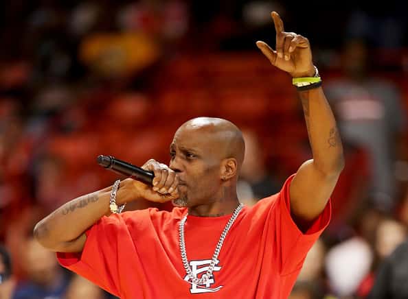 Rapper DMX performs during week five of the BIG3 three on three basketball league at UIC Pavilion on July 23
