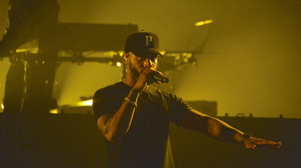 Recording artist Bryson Tiller performs at The Joint inside the Hard Rock Hotel & Casino on August 12