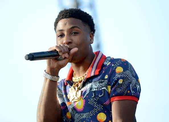 Rapper Youngboy performs onstage during the Day N Night Festival at Angel Stadium of Anaheim on September 10