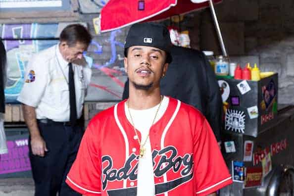 Rapper Lil' Fizz arrives for VH1's Hip Hop Honors: The 90's Game Changers at Paramount Studios on September 17