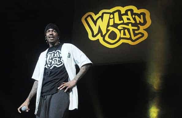 Nick Cannon performs during the Nick Cannon's Wild N Out Tour at CFE Arena on September 23