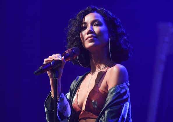 Singer Jhene Aiko performs onstage in concert during Ford Front Row 2017 at Buckhead Theatre on September 25
