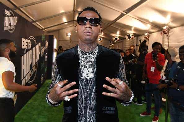 Rapper Moneybagg Yo attends the BET Hip Hop Awards 2017 at The Fillmore Miami Beach at the Jackie Gleason Theater on October 6