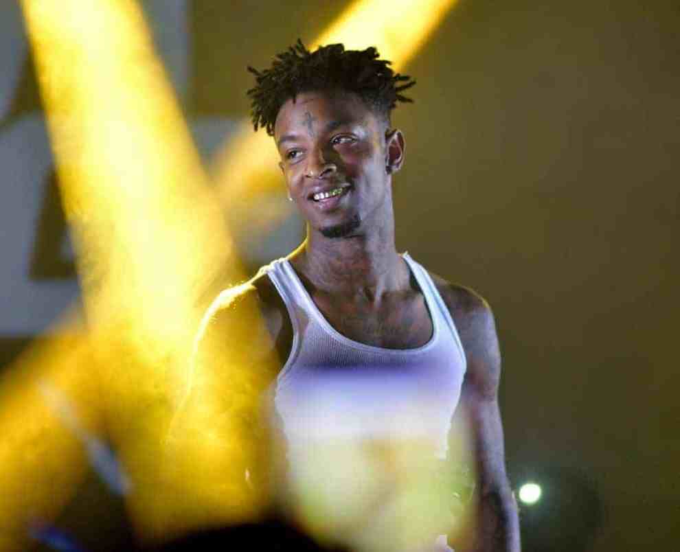 21 Savage performing