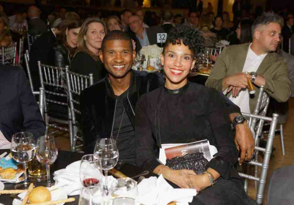 Usher and his Wife Grace Miguel