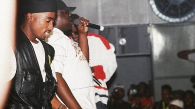 Rappers Tupac Shakur