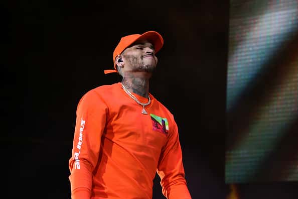 Chris Brown on stage