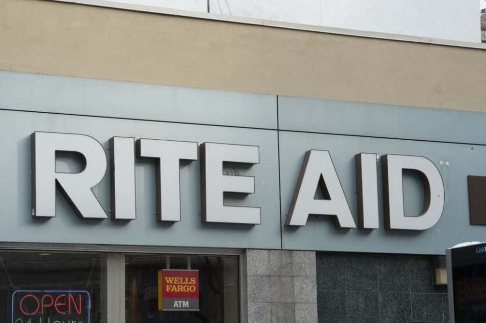 Rite Aid storefront sign