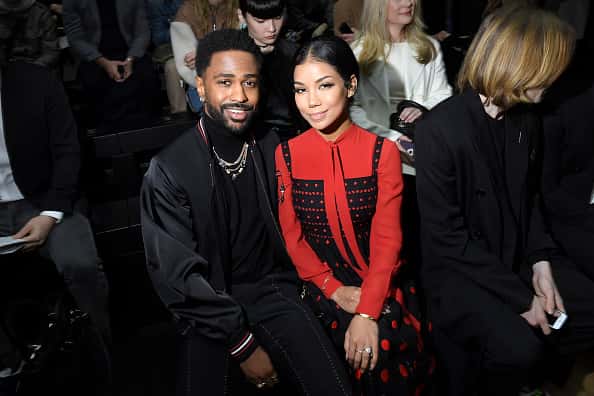 Big Sean and Jhene Aiko attend the Dior Homme Menswear Fall/Winter 2018-2019 show as part of Paris Fashion Week on January 20