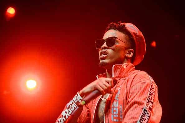 August Alsina performs live on stage at Indigo at The O2 Arena on January 23