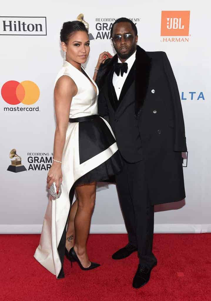 Cassie & Diddy attend the Clive Davis and Recording Academy Pre-GRAMMY Gala and GRAMMY Salute to Industry Icons Honoring Jay-Z