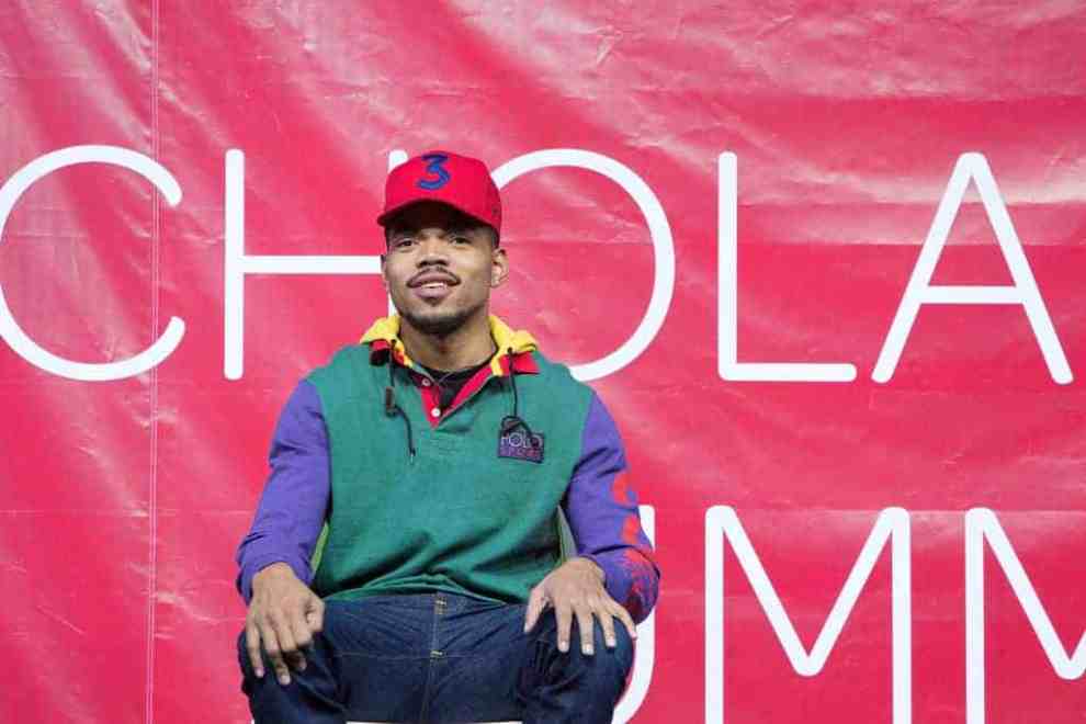 Chance the Rapper attends the Scholly Scholarship Summit on February 10