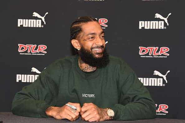 Nipse Hussle at his album release party