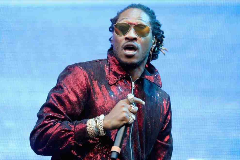 Rapper Future performs at Auckland City Limits Music Festival on March 3