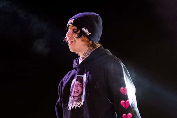 Lil Xan performs during BUKU Music + Art Project at Mardi Gras World 
