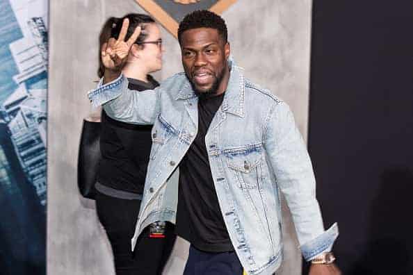 Kevin Hart arrives at Universal's "Pacific Rim Uprising" premiere at TCL Chinese Theatre IMAX on March 21