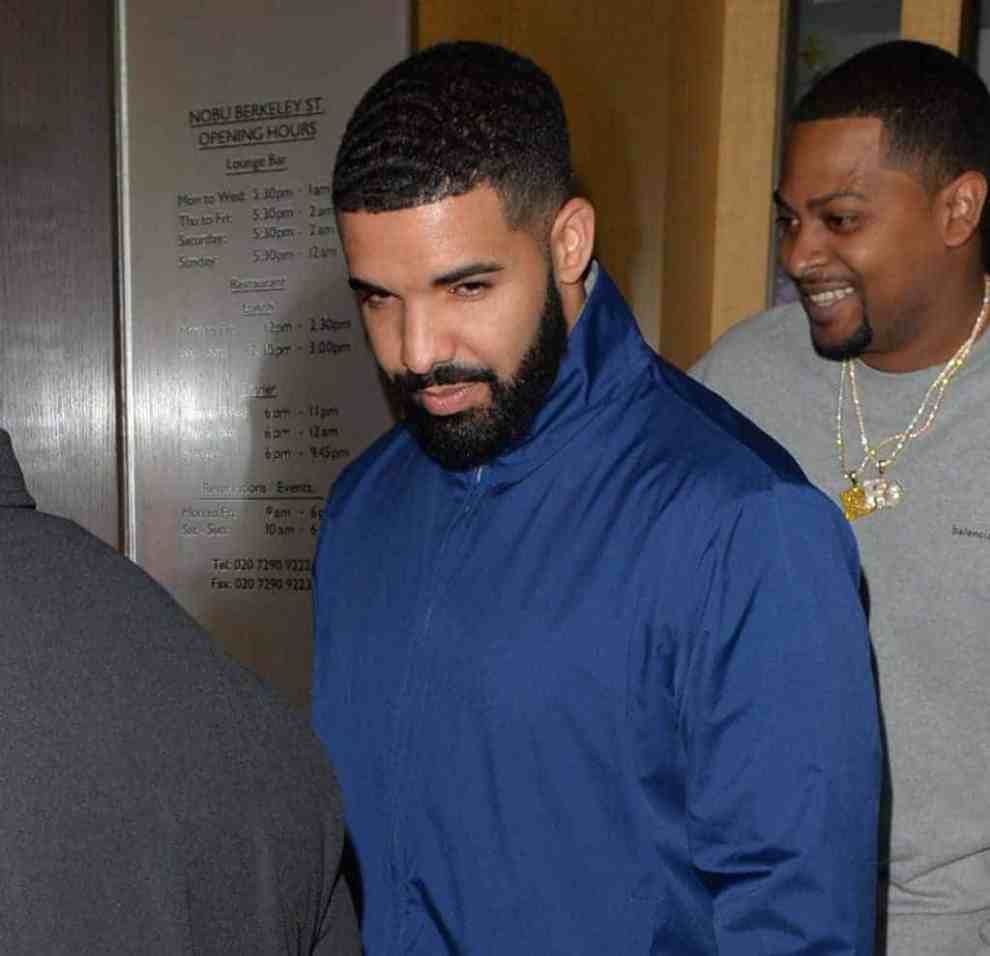 Drake leaving Nobu