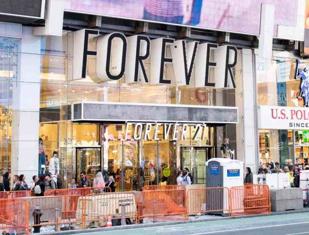 Storefront of Forever 21