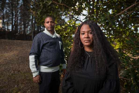 Jonjelyn and Tim Savage at their home in Stockbridge