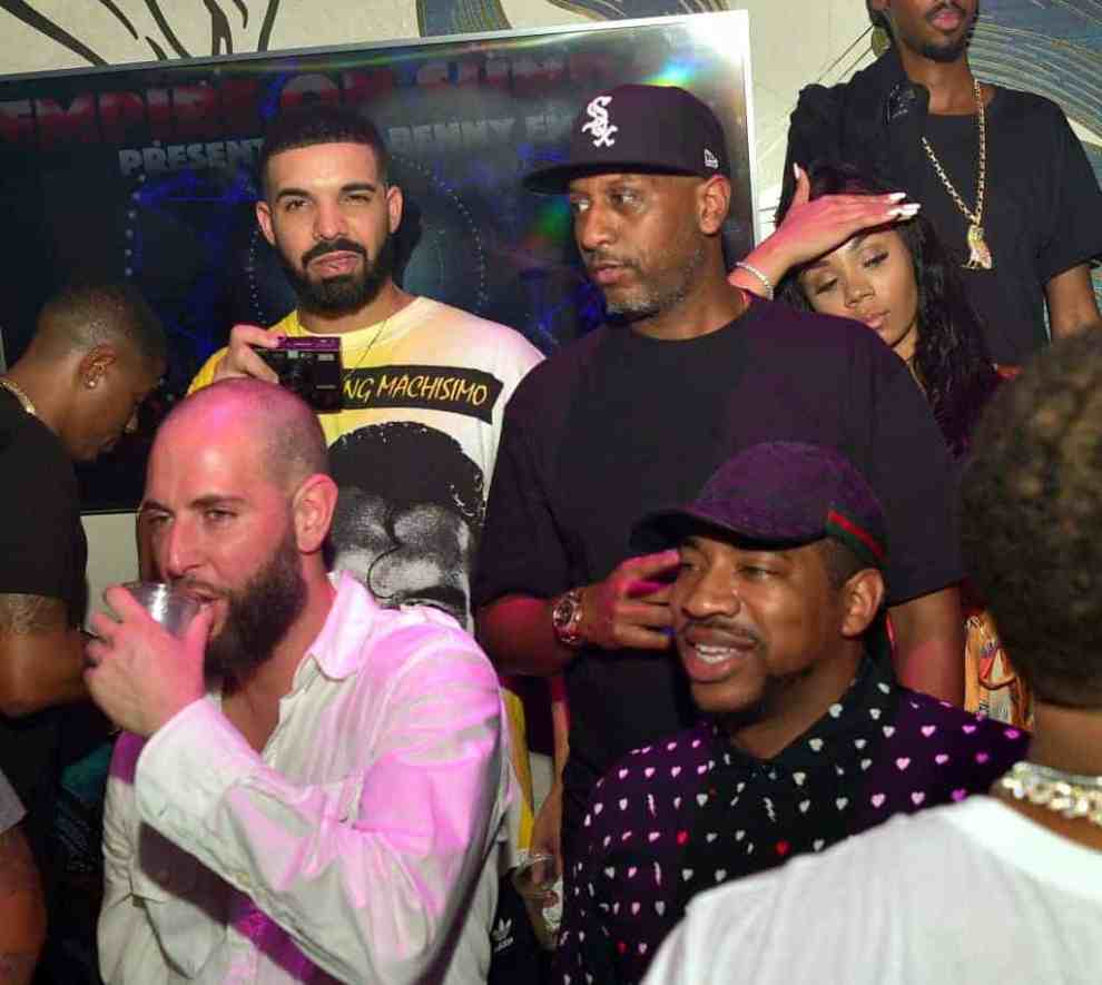 Drake attends a Party at Empire on May 7