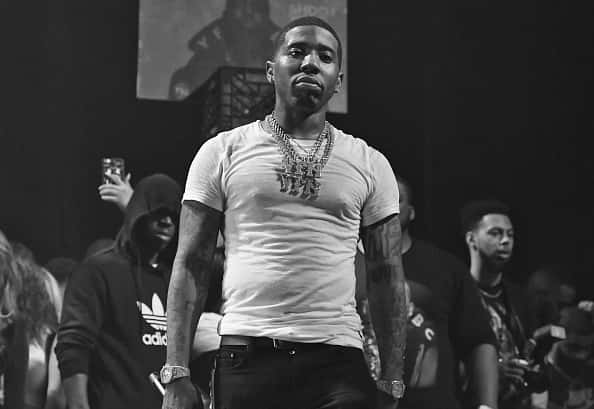 Rapper YFN Lucci performs in concert during Ray Ray From Summerhill Tour at Center Stage on May 17