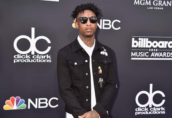 Recording artist 21 Savage attends the 2018 Billboard Music Awards at MGM Grand Garden Arena on May 20