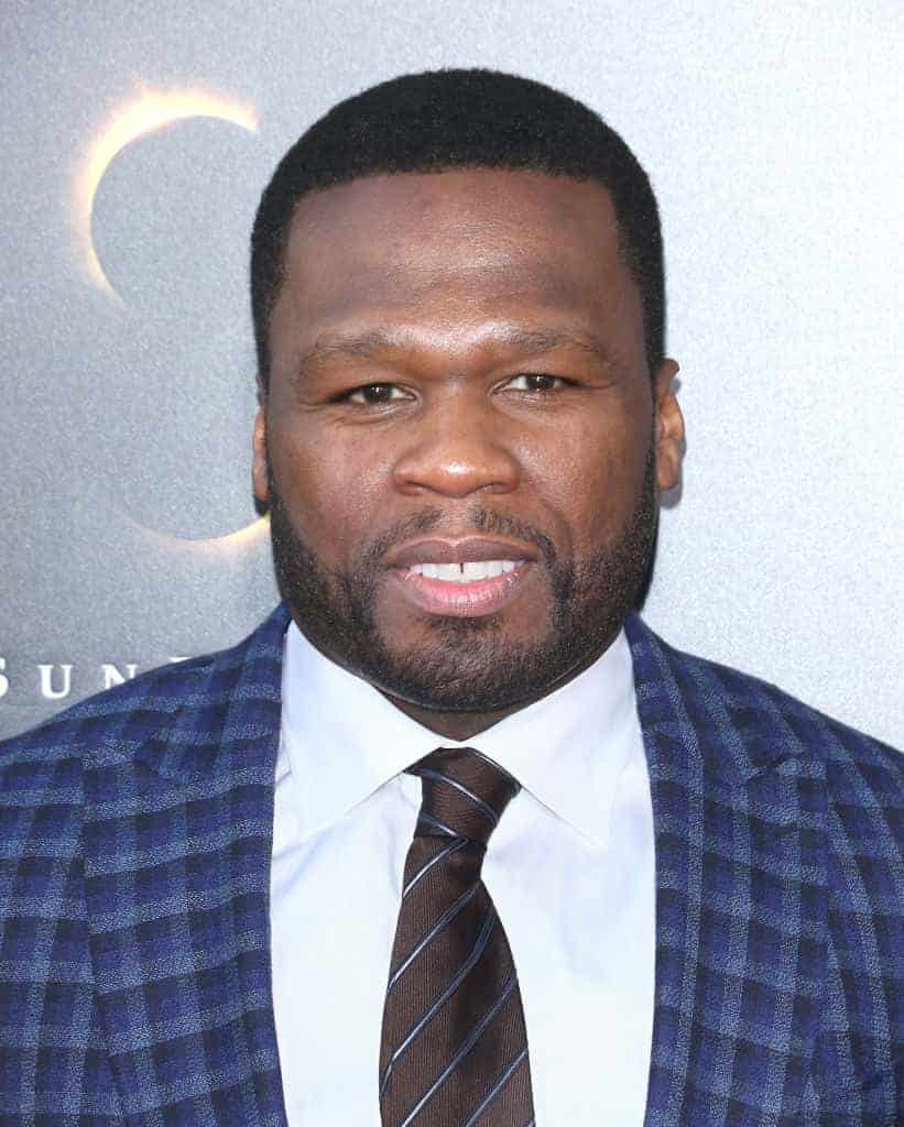 Rapper 50 Cent attends the 'Gotti' New York premiere at SVA Theater on June 14