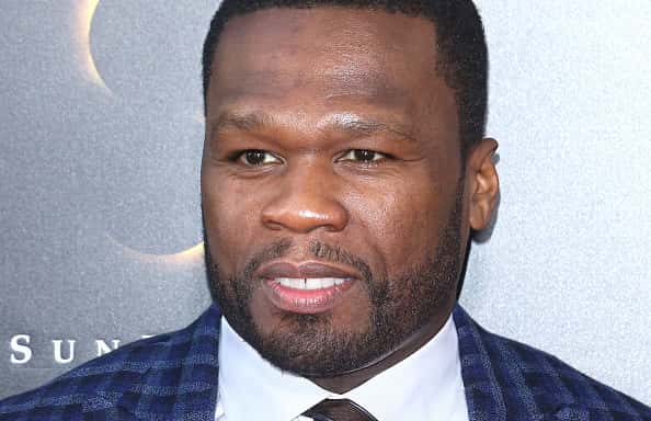Rapper 50 Cent attends the "Gotti" New York premiere at SVA Theater on June 14