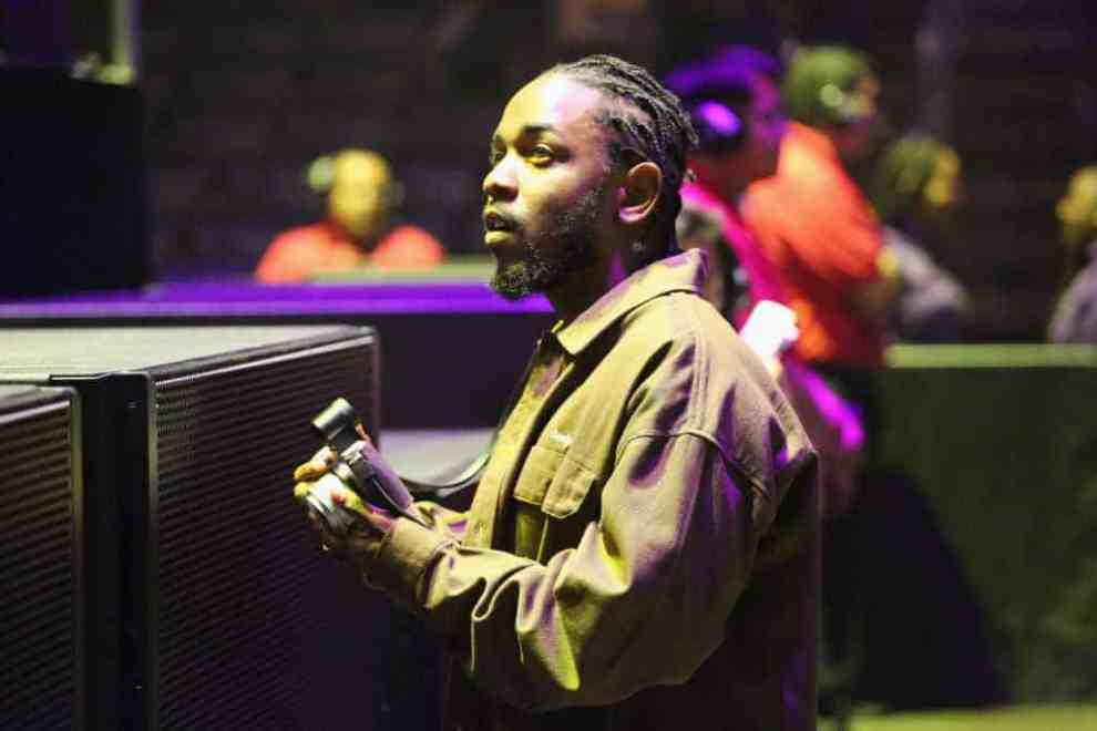Kendrick Lamar performs