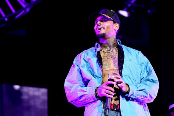 Chris Brown on stage